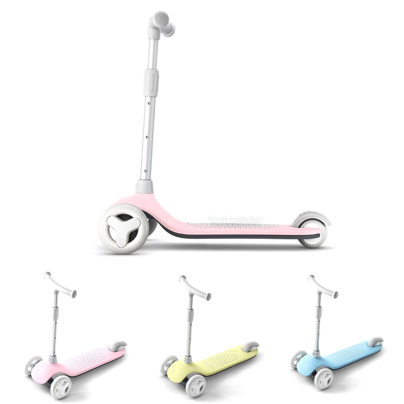 Xiaomi Mijia Mitu 3-Wheel Kick Scooter Children Foot Scooters Adjustable  Height With LED Light Up Wheels kids Skateboard - AliExpress Consumer  Electronics