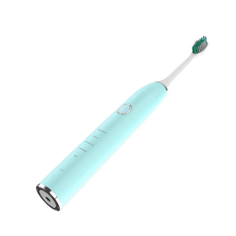 

Waterproof Soft Smart Electric Toothbrush With Elastic Nozzle 2pcs Brush Heads Replacement Teeth Whitener Cleaning Oral Hygiene