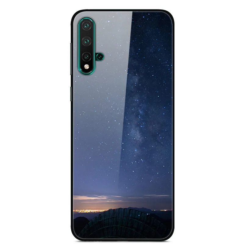 21 Для huawei Nova 5 Pro Чехол из закаленного стекла «Планета космос», чехол из стекла для huawei Nova 5 Coque Shell Nova5 Pro, чехлы - Цвет: 21
