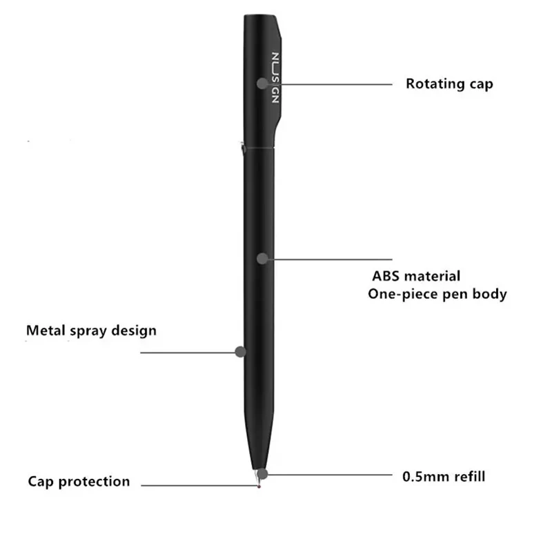 Nusign Rotary Gel Pen Mijia Sign Black ink Signature Pen