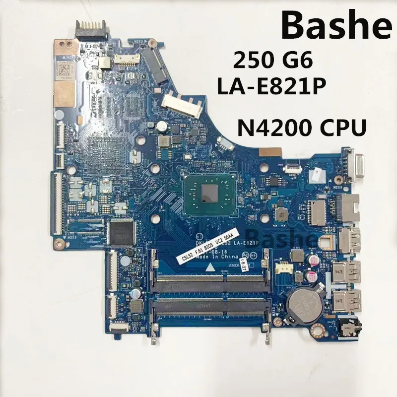 Для HP 250 G6 материнская плата для ноутбука N4200 Процессор Встроенная видеокарта