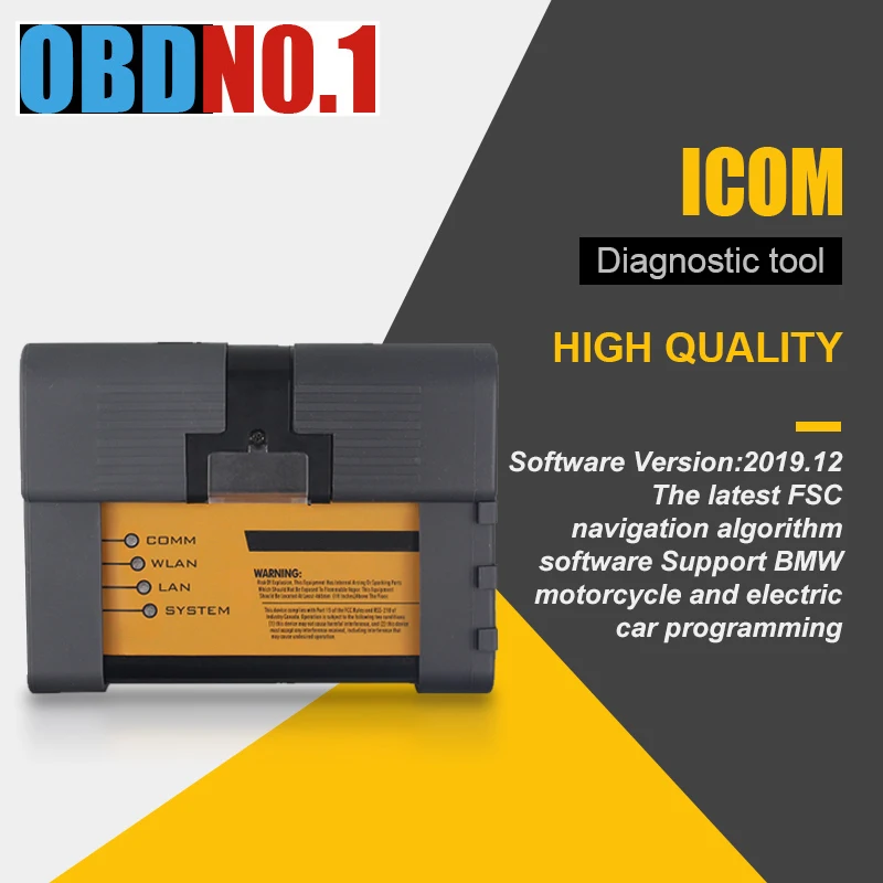 

ICOM A2 ICOM NEXT FOR BMW ICOM A2+B+C DiagnosticNewest V2019.12Programming Tool For Support Multi-Language