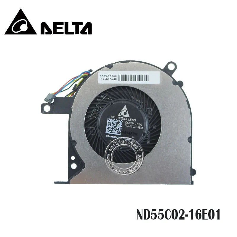 Ноутбук Процессор Вентилятор охлаждения ND55C02-16E01 DC5V 0.50A 4PIN для hp призрак X2 12-C012DX DTA45D96TP002A0D252