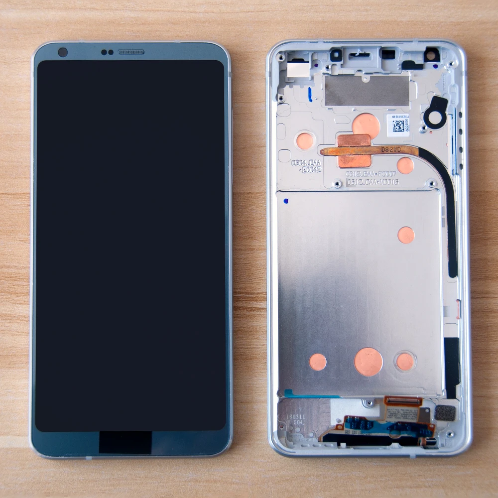 

Mobile Phone LCD For LG G6 H870 H871 H872 LS993 VS998 LCD Display Touch Screen Digitizer Frame For LG g6 LCD Display AAA