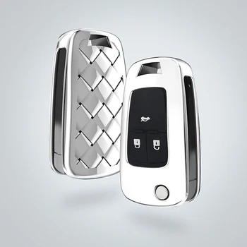 

Nice Touch Car Key Cover Case For Chevrolet Chevy Sail Aveo Epica Camaro Impala Spark Silverado fob Key Holder Car Accessories