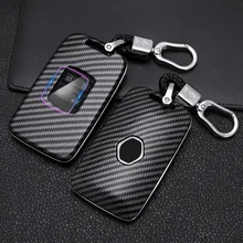 

Car Key Case For Renault Koleos Kadjar Scenic Megane Sandero Espace Clio Captur Kangoo Laguna Talisman Twingo Carbon Fibe Cover