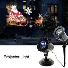 Рождественский светодиодный светильник для лазерного проектора с дистанционным управлением Снеговик Санта новогодний проекционный светильник водонепроницаемый садовый декоративный светильник