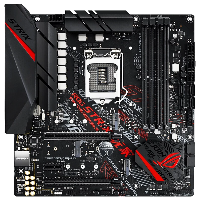  Asus STRIX B365F GAMING Desktop Motherboard Intel B360 Socket LGA 1151 8th GenCore i7/i5/i3/Pentium