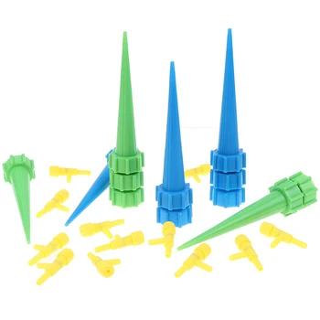 

12pcs/set Useful Self Watering Adjustable Stakes System Vacation Plant Waterer Self Automatic Watering Spikes Irrigation System