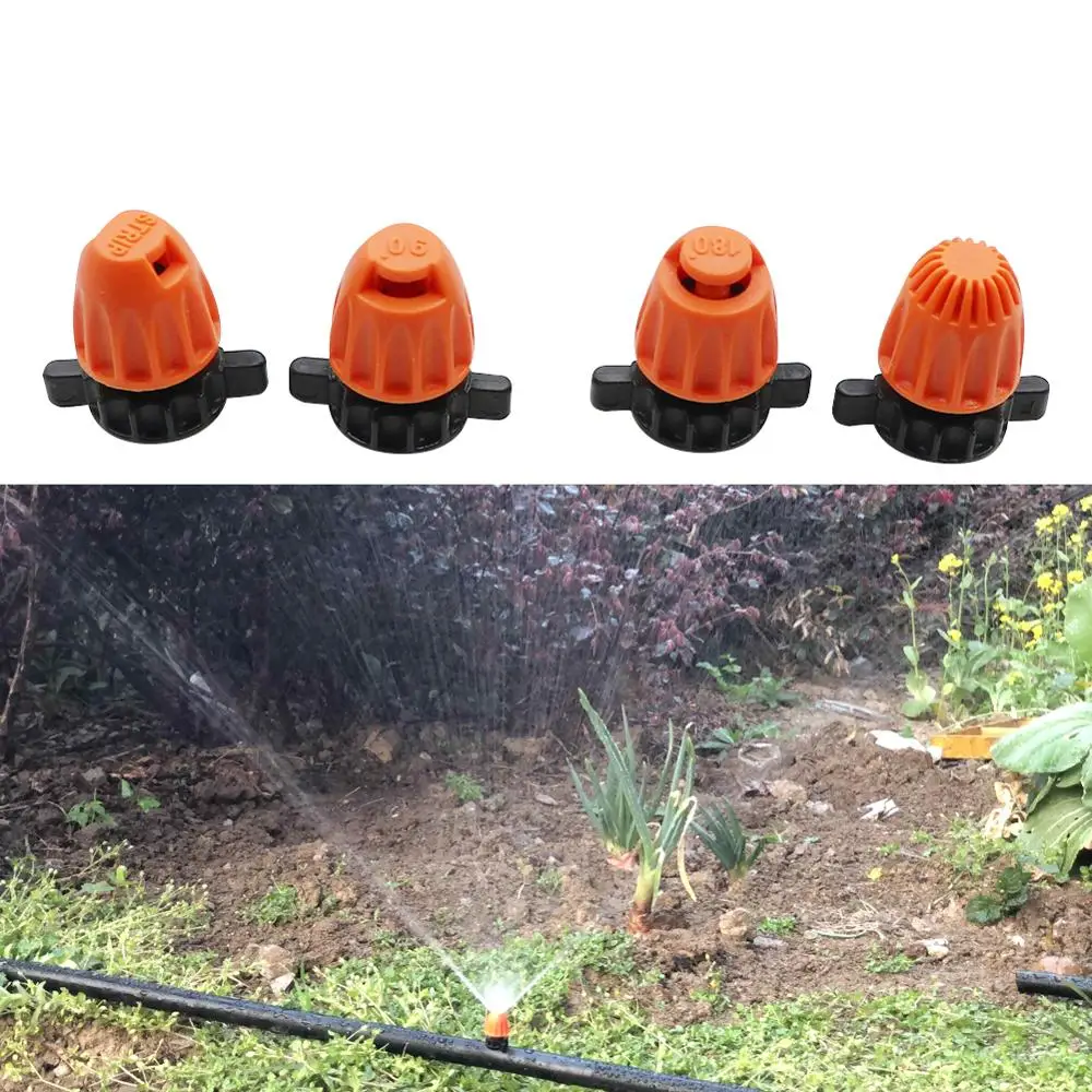 

Refraction Nozzle with 4mm Thread 90 180 360 Degree Strip Spray Angles Garden Irrigation Agriculture Watering Sprinklers 200Pcs