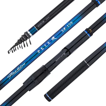 

Carbon Fiber 3.6M 4.5M 5.3M 6.3M Spinning Fishing Olta M Power Telescopic Rock Fishing Pesca Carp Feeder Canne Surf Spinning Rod