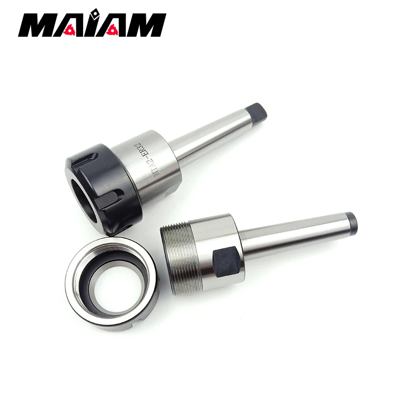CNC Tool Holder Morse MT2 Tool Holder Rear Pull Flat Tail Center ER Collet Chuck MTA2 MTB2 ER11 ER16 ER20 ER25 ER32