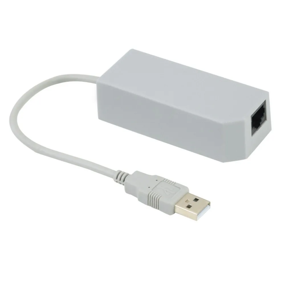LAN Сетевой разъем адаптера USB Интернет Ethernet Для nintendo для wii/для wii для U/PC