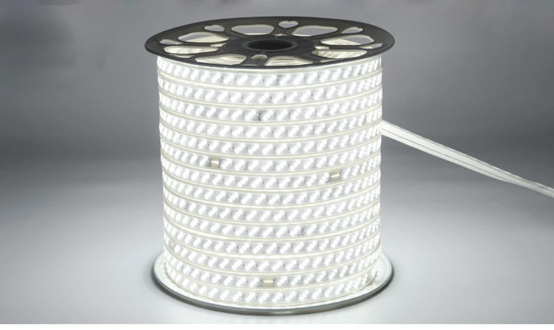 50 м/лот 180 светодио дный s/m три строки полосы света AC110V 220 В SMD 5730 IP65 Водонепроницаемый Neon Гибкие освещения светодио дный дюралайта Декор