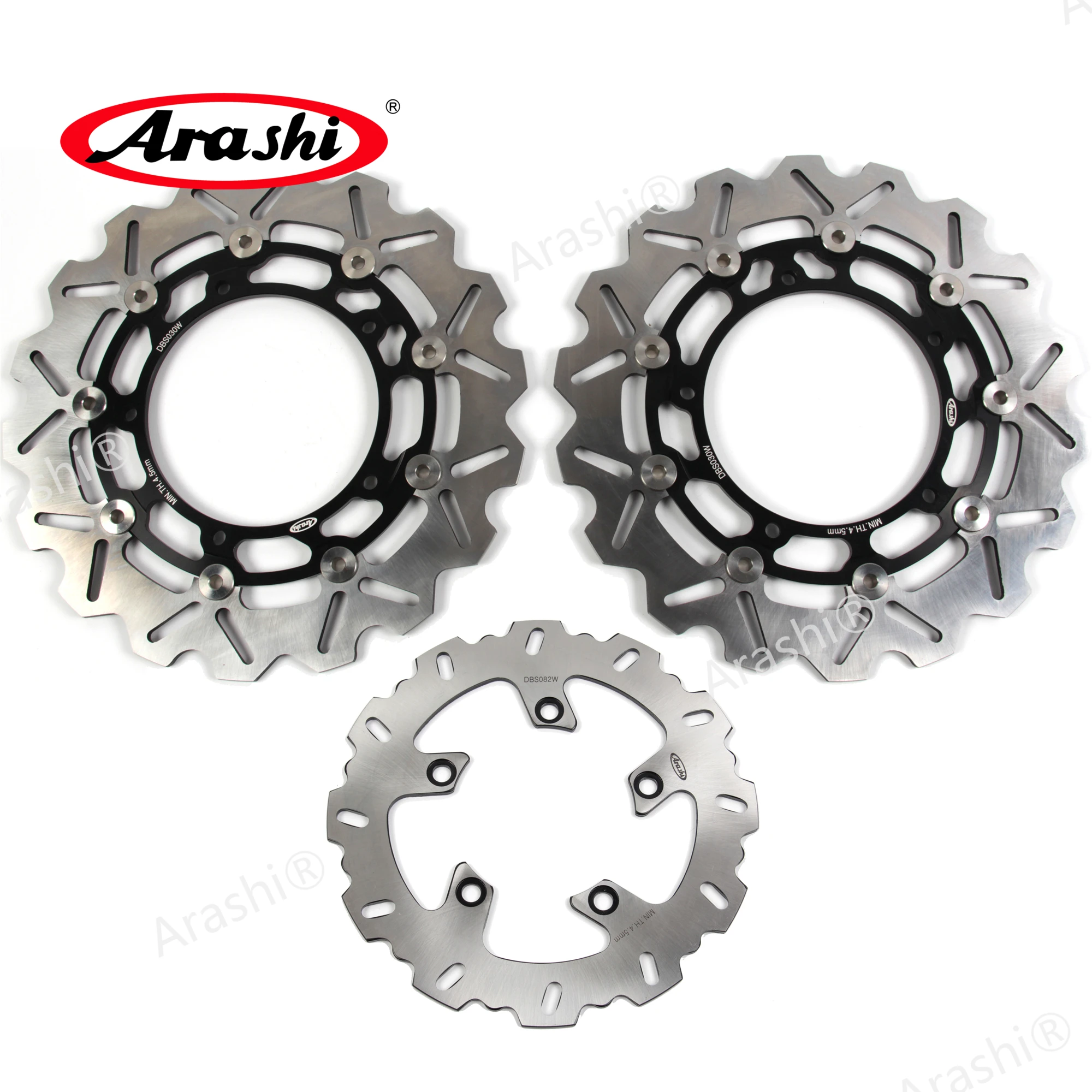 Arashi 1 Set MT03 2006-2011 CNC Floating Front Rear Brake Disc Rotors For YAMAHA MT 03 MT-03 660 2006 2007 2008 2009 2010 2011 | Автомобили