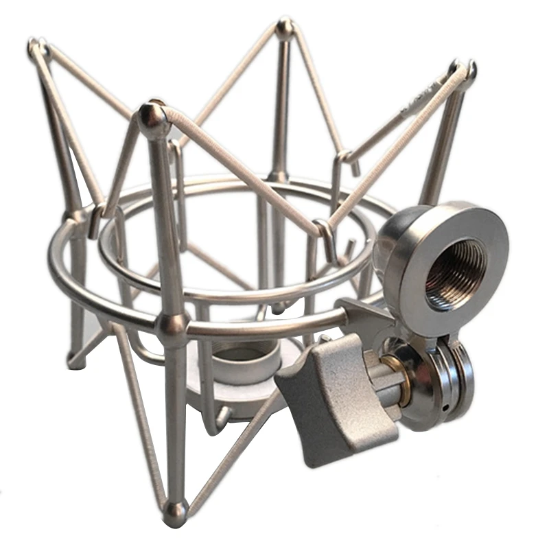Запись студия металлический Shockmount Клип подвеска пауки кронштейн микрофон Стенд ударное крепление для вещания компьютерный микрофон держатель - Цвет: Concave