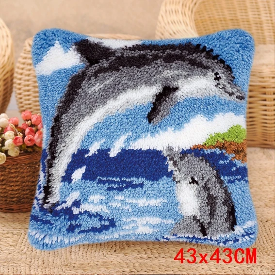 Animal Series Foamiran For Needlework Smyrna Latch Hook Pillow Set kussen knooppakket Carpet Embroidery Kits DIY Latch Hook