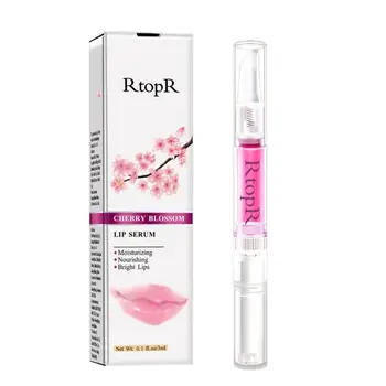 

1PC Blossom Lip Serum Mask Dry Crack Peeling Repair Reduce Lips Fine Lines Essence Moisturizing Beauty Care 3ml