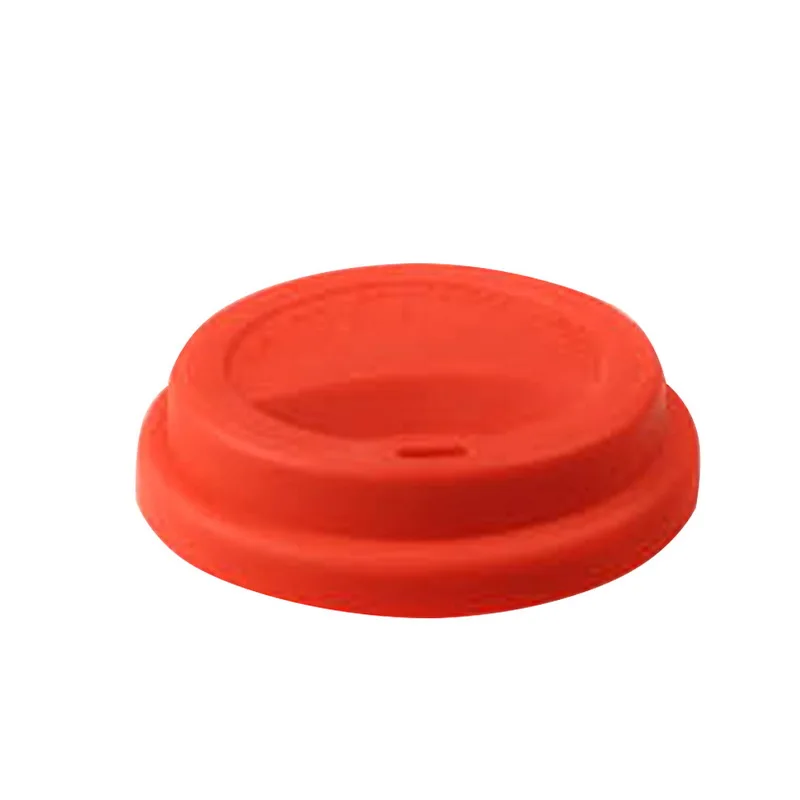 9 см цветной пищевой силиконовый круглый чехол для чашки Пылезащитная герметичная чашка lidrone Laye Многофункциональная крышка для чашки - Цвет: red
