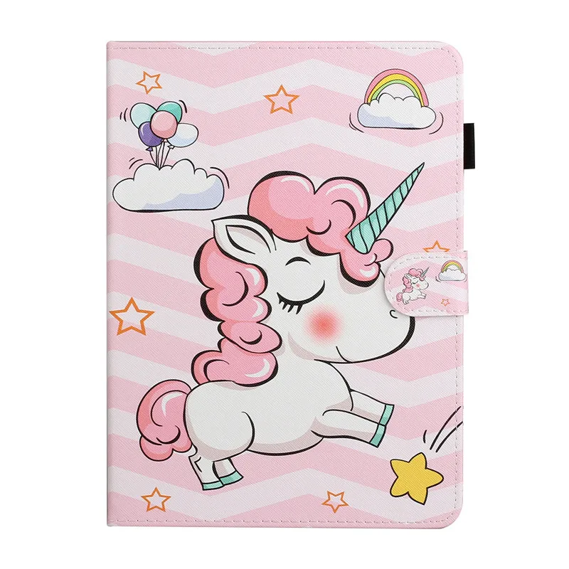 Coque pour iPad 10.2 2020 2019, 2 étuis, chat mignon, licorne, girafe,  tablette, 8, 8e, 7e génération