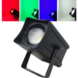Luz LED COB Par 4 en 1 para escenario, iluminación de 100W, blanco cálido/blanco puro/RGBW, luz cegadora para público, DJ, conciertos, bodas y discotecas