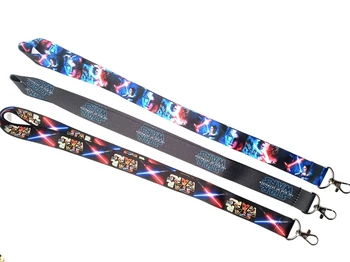 

Hot New 20 pcs star wars Neck Strap Lanyards Badge Holder Rope Pendant Key Chain Accessories Gift