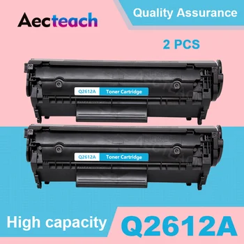 

Aecteach 2 PCS compatible Q2612A q2612 2612a 12a 2612 Toner Cartridge for HP LaserJet LJ 1010 1020 1015 1012 3015 3020 3030 3050