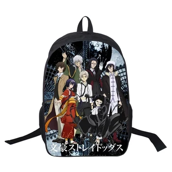 

Sac A Dos Anime Backpack Men Bungou Stray Dogs School Bags for Teenage Girls Mochila Laptop Bagpack Korean Back Pack Bookbag