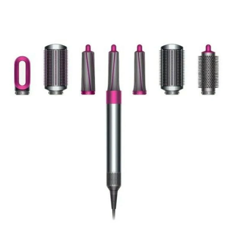 

High quality Complete Hair Styler Nickel & Fuchsia 8 Pieces Multiple Hair Types Styles With Box