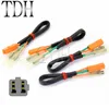 4PCS OEM Turn Signal Wiring Harness Connectors Adapter Plug For KAWASAKI Z125 Z250 Z300 Z650 Z900 ► Photo 2/6