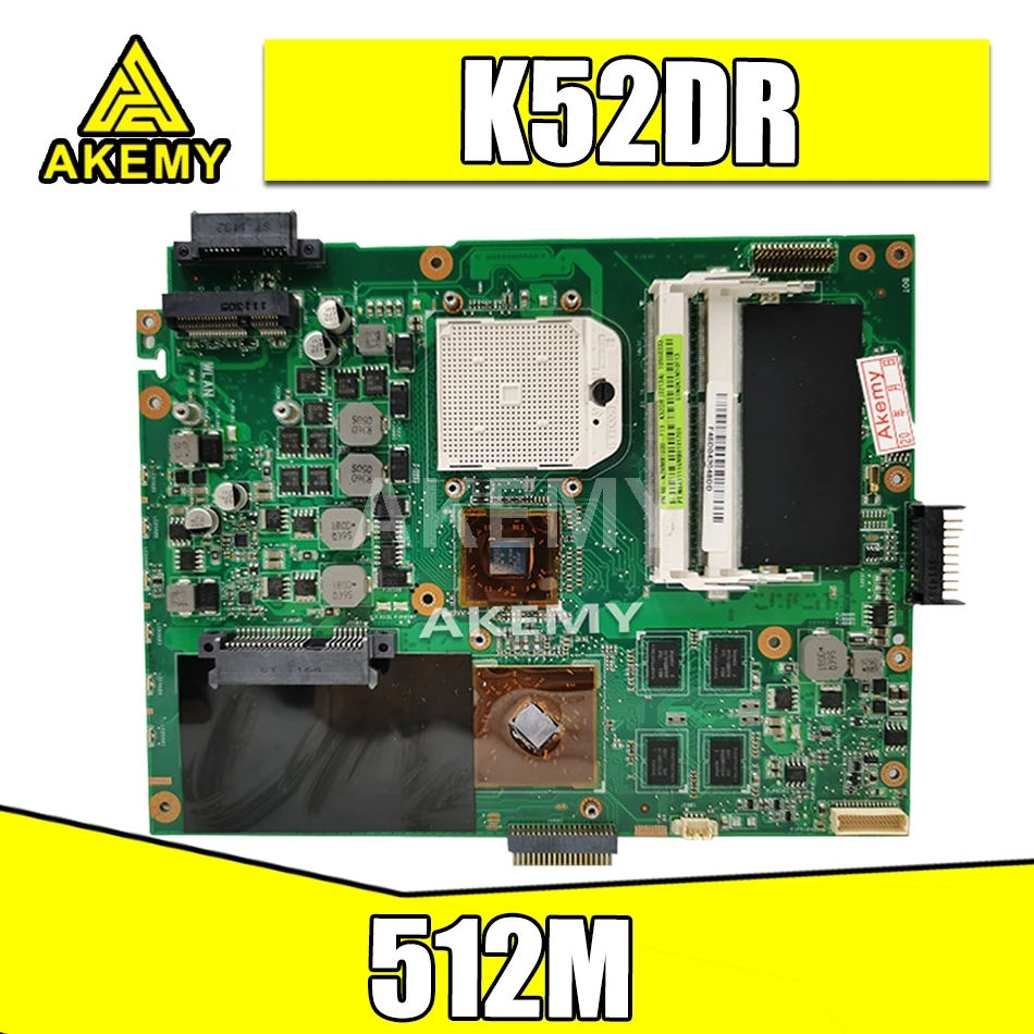 HD5470 K52DR материнская плата для For Asus A52DE K52DE A52DR K52D ноутбука teste 100% OK|Материнские