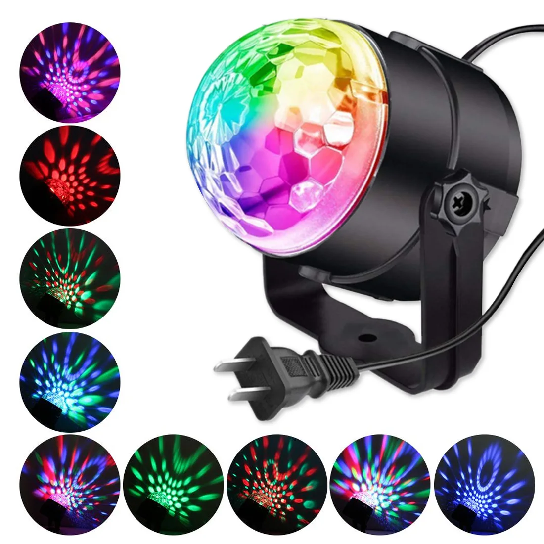 Led Disco Light Stage Lights DJ Disco Ball Sound Activated Laser Projector Effect Lamp Light party l