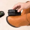 1Pcs Quick Shine Shoes Brush Shoe Boot bag sofa Cleaner Leather Polishing Cleaning liquid wax shining Sponge polisher 6