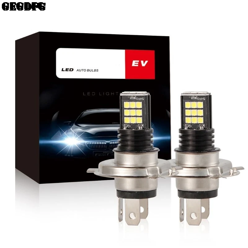 

DC12V-H4-24LED Bulbs Car Anti-Fog Lamp A Pair Of White Light Replacement For Driving Lamp Automotive