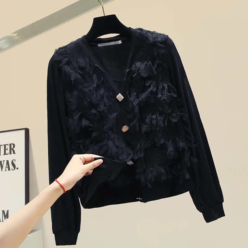 #Special Offers New Ladies Lace Knitted Cardigan Jacket Womens Sweater Fall Winter Outside Wearing Loose Knitting Cardigans Top Female Sweaters #Special Offers New Ladies Lace Knitted Cardigan Jacket Womens Sweater Fall Winter Outside Wearing Loose Knitting Cardigans Top Female Sweaters
