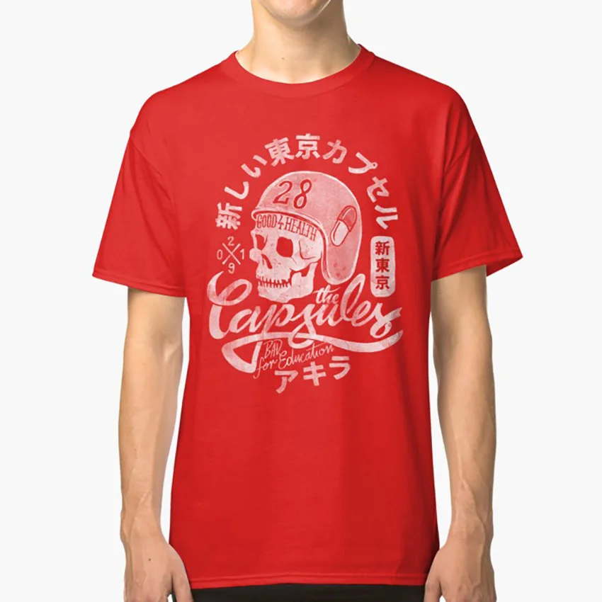 Kapsul T Shirt Akira Manga Anime Otaku 
