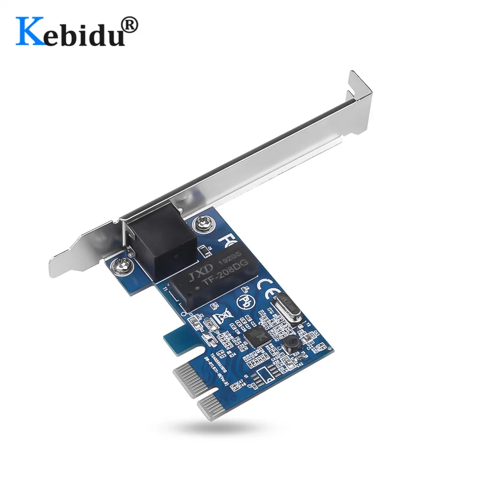 1 шт. 1000 Мбит/с Gigabit Ethernet PCI Express PCI-E сетевая карта 10/100/1000 м RJ45 LAN адаптер конвертер для настольного ПК