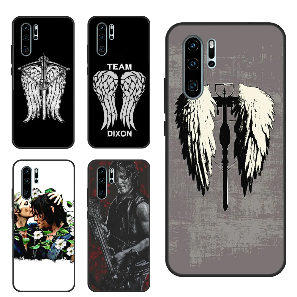 Чехол Daryl Dixon Wings зомби для Huawei P30 Lite P40 P20 Pro Nova 5T P Smart 2019 Honor 50 10 8X 9X | Мобильные