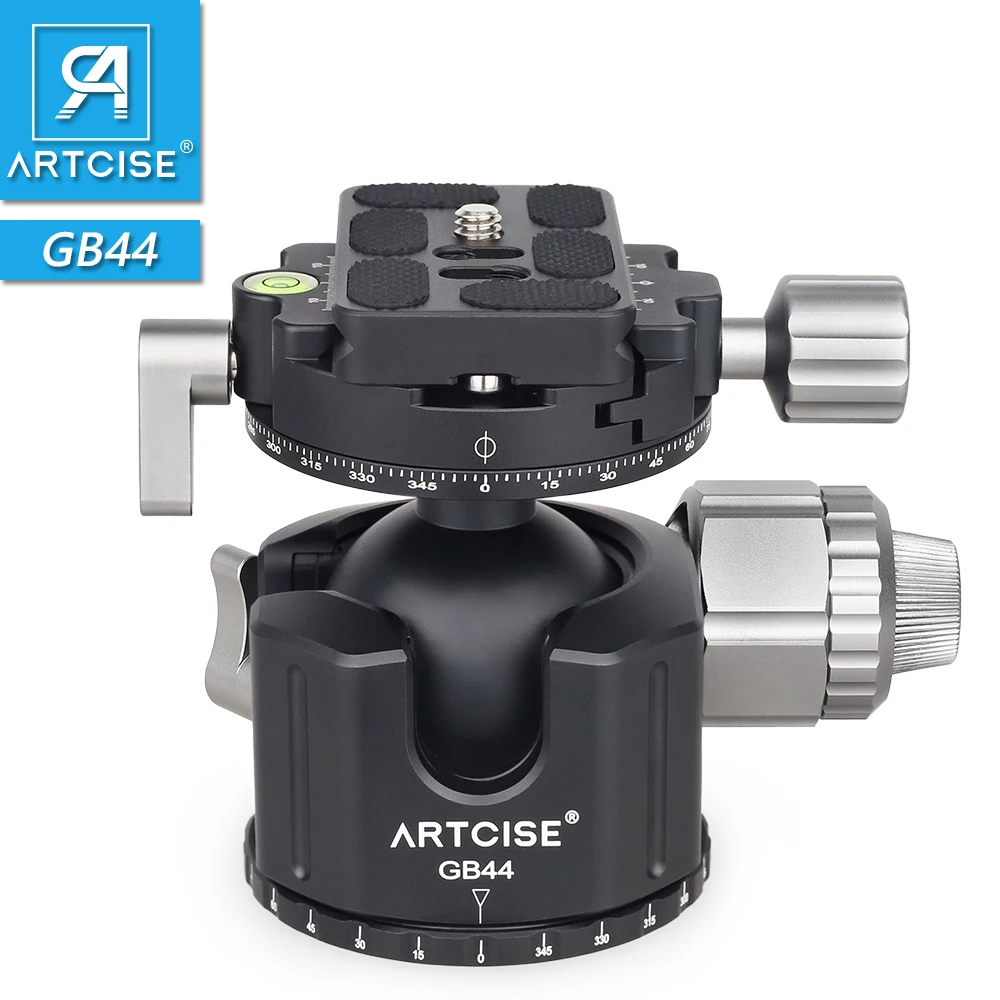 Artcise Gb44 Panoramic Tripod Ball Head Low Profile Tripod Head