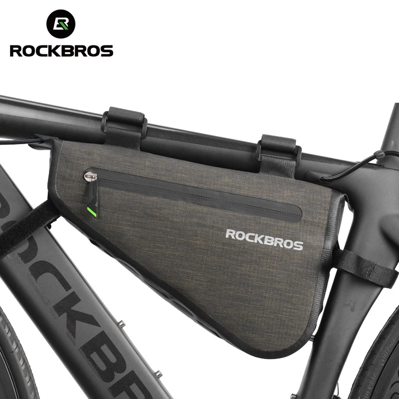 Велосипедные Сумки ROCKBROS с рамой вместительная Водонепроницаемая треугольная