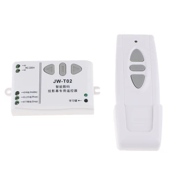 

Motor Remote Control Switch AC 220V 2 CH Motor Up Down Stop Curtain Switch