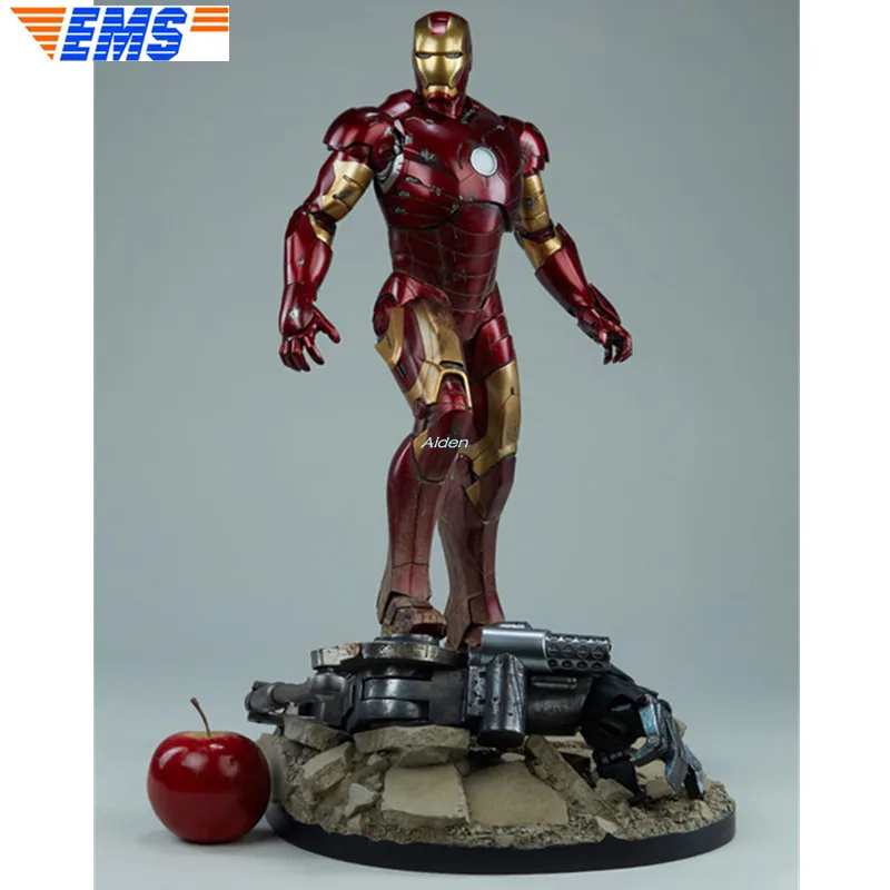 

23" SS 300172 Statue Iron Man MK3 Bust The Avengers Full-Length Portrait Superhero PF Resin Action Model Toy BOX 57CM Z2276