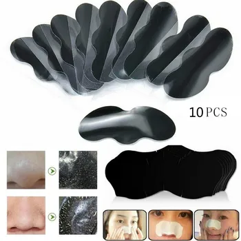 

10Pcs Nose Mask Deep Cleaning Blackhead Remover Peel Off Nose T District Nursing Strong Stickers Nose Mask Pore Strip Skin Care