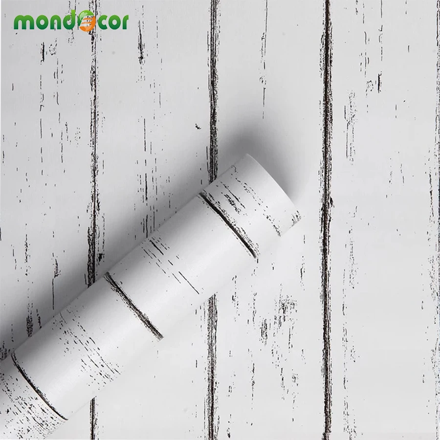 Vintage Pvc Waterproof Self Adhesive Wallpaper Kitchen Shelf Liner Peel And Stick Wall