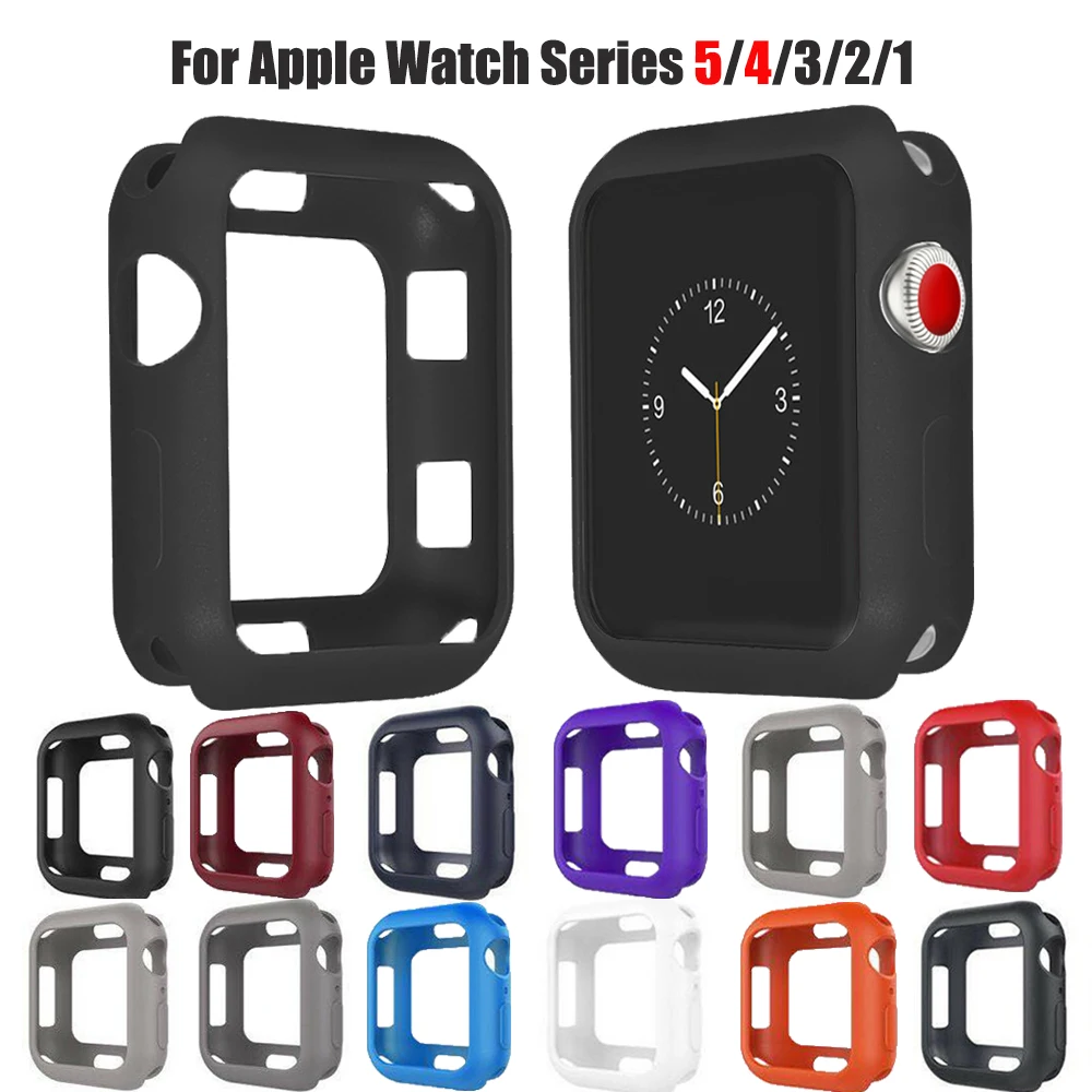 Защитный чехол для часов спортивный светильник из ТПУ iWatch серии 5 4 44 мм 40 с рамкой