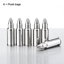 304, нержавеющая сталь, пуля, лед, виски, металл, лед, зерно, лед, вино, камень, креативный бар, холодное вино, 6 шт., хит