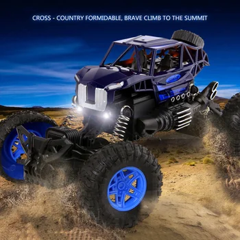 

1:18 Remote Control Toy Car Electric Rechargeable with Light Off-road Vehicle Climbing Car for Kids AN88