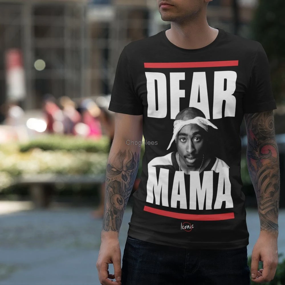 2 Pac дорогой I Love Mama футболка в стиле хип-хоп рэп уличный стиль городской Новое