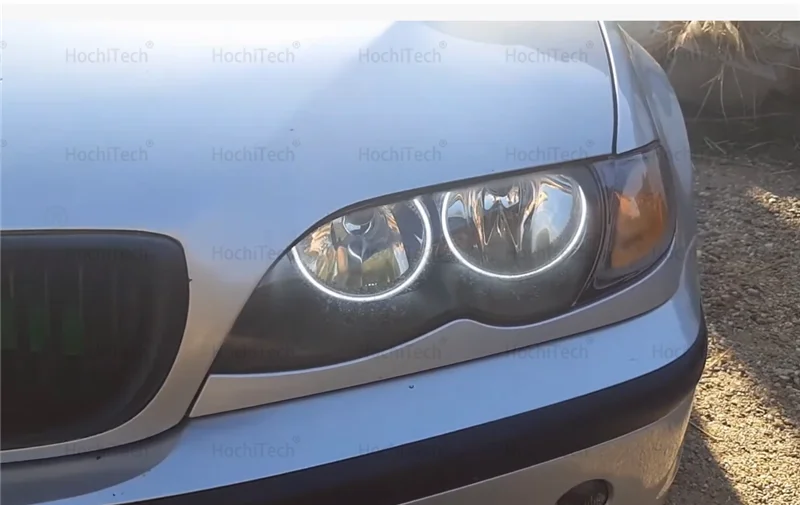 Kit Anelli Halo CCFL Per BMW E46 - Luci Angel Eyes Bianche, Facili Da Installare - Foto 8