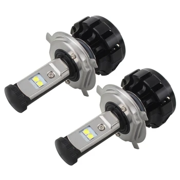 

9003 led headlights 2pcs 40W 4800 LM 6000K IP67 Waterproof H4 LED Car Headlight with 4 XPL Lamps, DC 9-30V